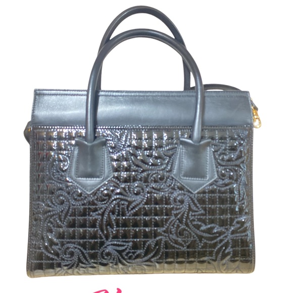 VERSACE VANITAS QUILTED LEATHER HANDBAG - Picture 3 of 12